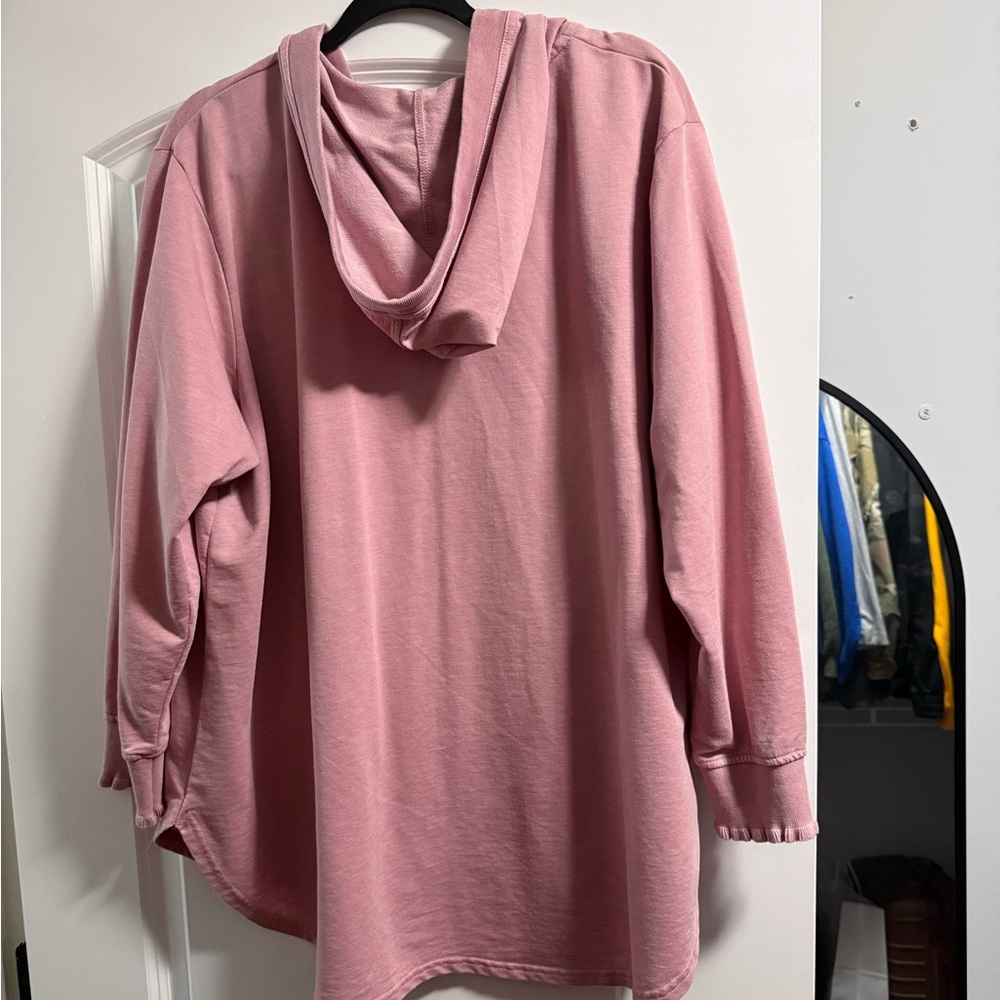 Pink Lightweight Hoodie - Picture 2 of 3